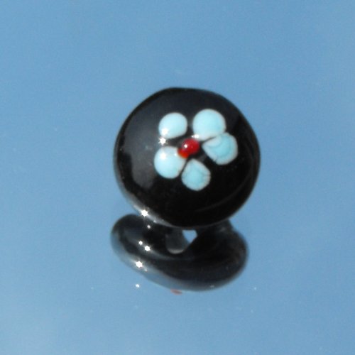 Bouton en verre de murano perl.1598