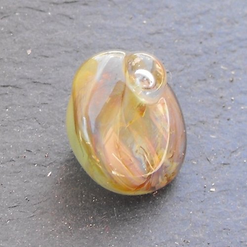 Bouton en verre de murano perl.1688