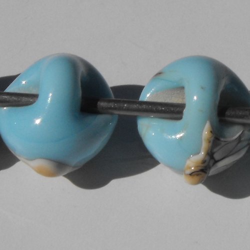 Lot de boutons en verre de murano perl.1745