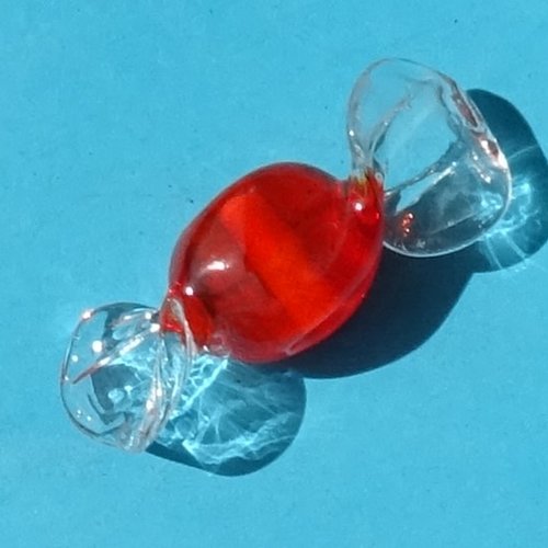 Perle bonbon en verre filé perl.5697