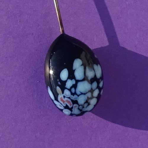 Goutte en verre de murano perl.6574