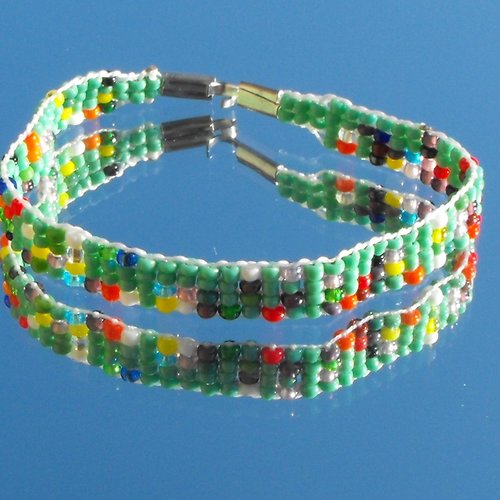 Kit bracelet tissé perl.0828