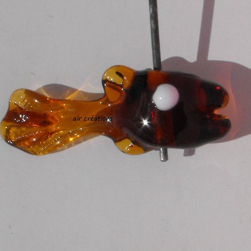Poisson en verre de murano perl.0176