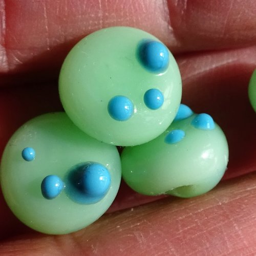 Boutons en verre de murano perl.2327