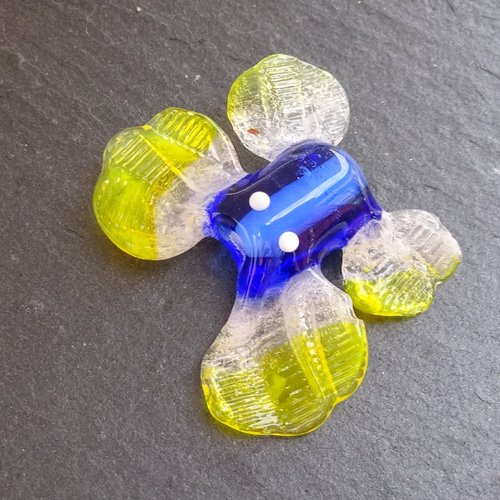 Perle papillon en verre filé perl.2370