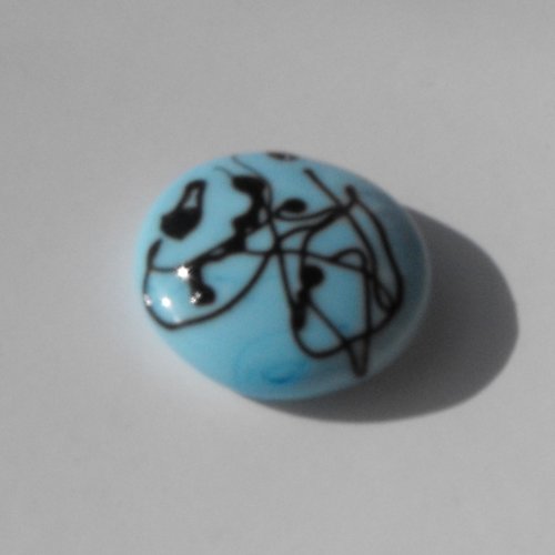 Cabochon en verre de murano perl.0945