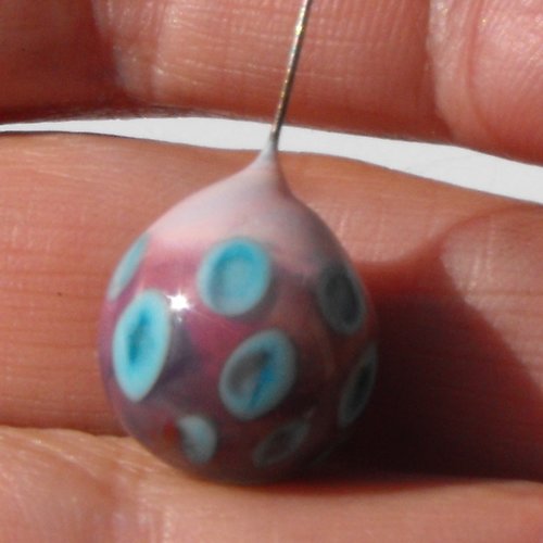 Perle en verre filé perl.0927