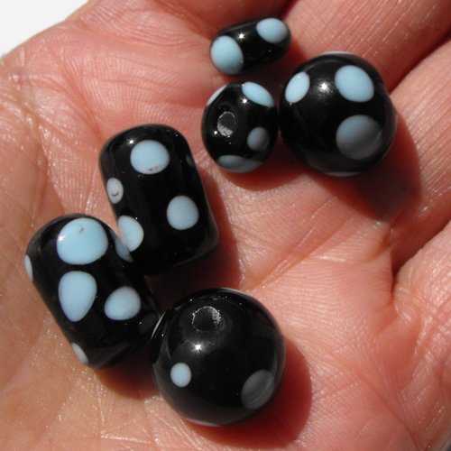 Lot de perles en verre de murano perl.1101