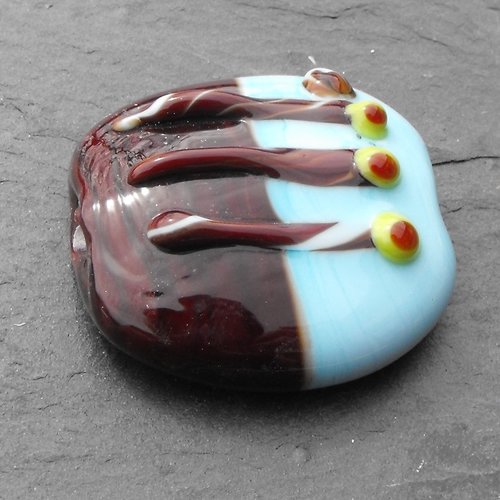 Perle en verre de murano perl.1522