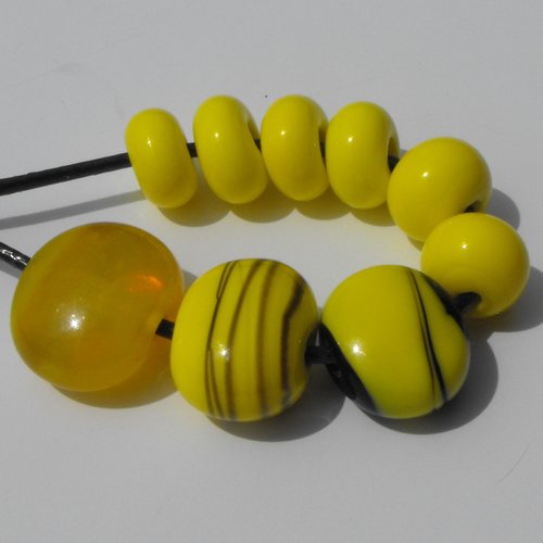 Set de perles en verre de murano perl.1647