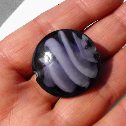 Grande perle en verre perl.2242