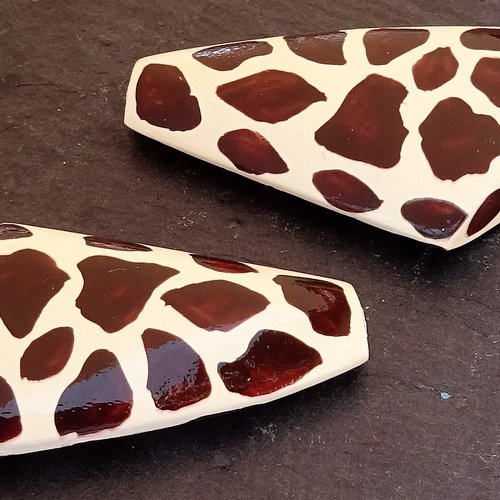 Perle en bois peint perl.2565