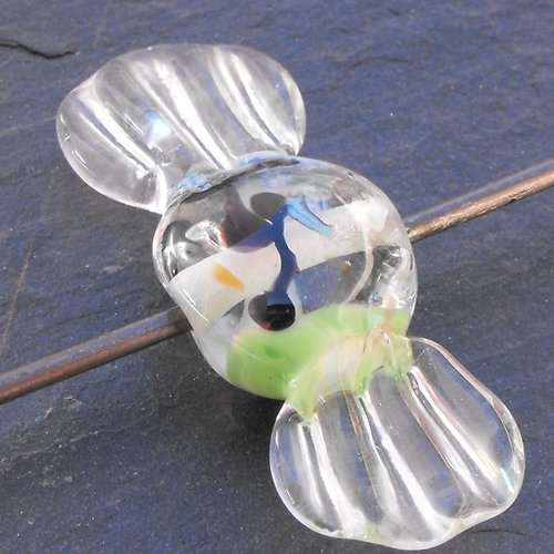 Perle bonbon en verre filé perl.1865