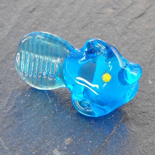 Bouton en verre de murano perl.1871