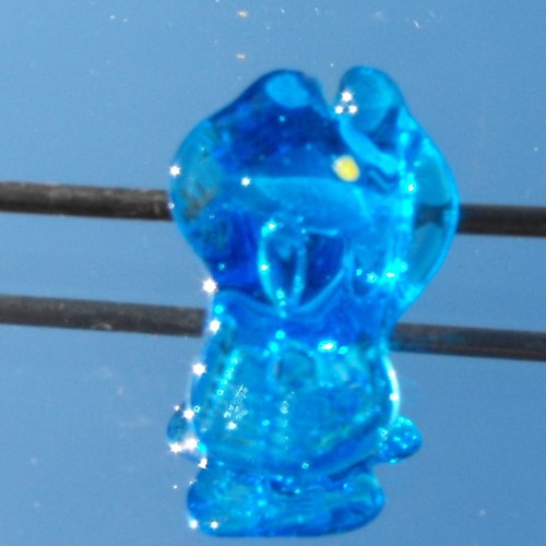 Bouton en verre de murano perl.1870