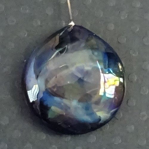 Headpins verre filé, lampwork, verre de murano, perl.4585