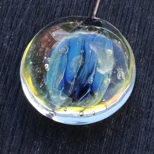 Perle sur tige en verre filé perl.3943