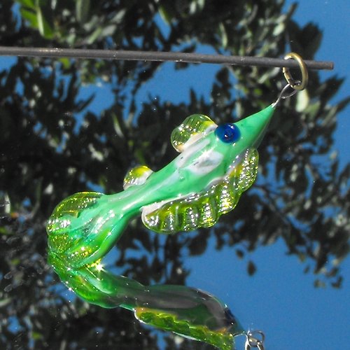 Poisson en verre de murano perl.0576