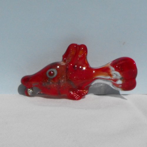 Poisson en verre de murano perl.0215