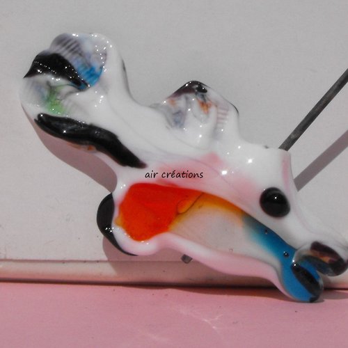 Poisson en verre de murano perl.0172