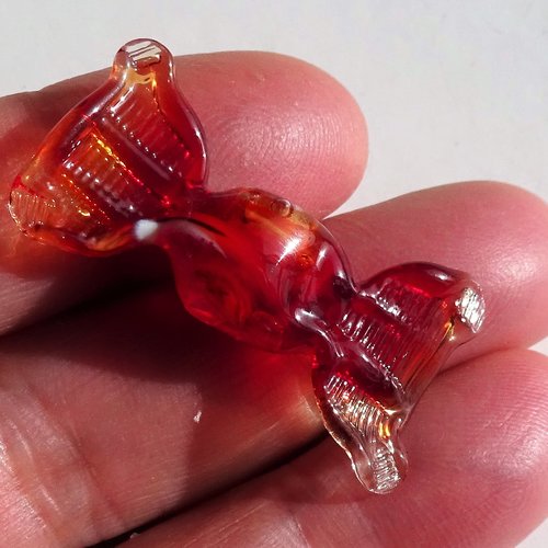 Perle bonbon en verre filé perl.2298