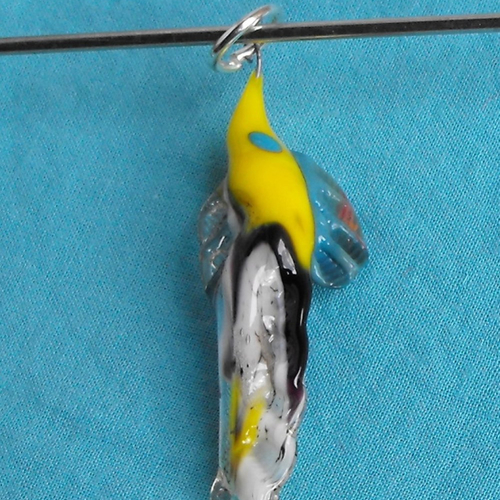 Poisson en verre de murano perl.0357