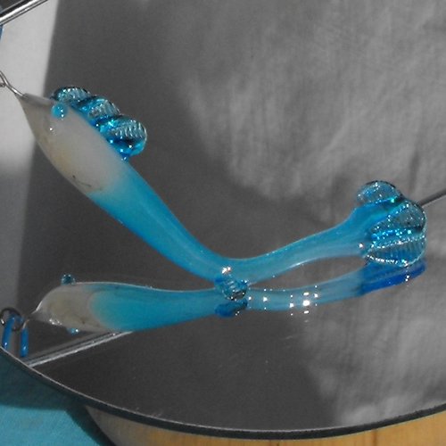 Poisson en verre de murano perl.0395