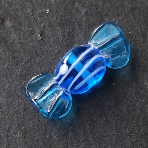 Perle bonbon en verre filé perl.5789
