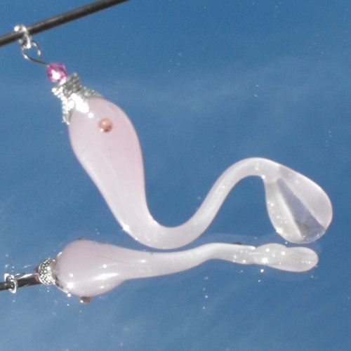 Poisson en verre de murano perl.0567