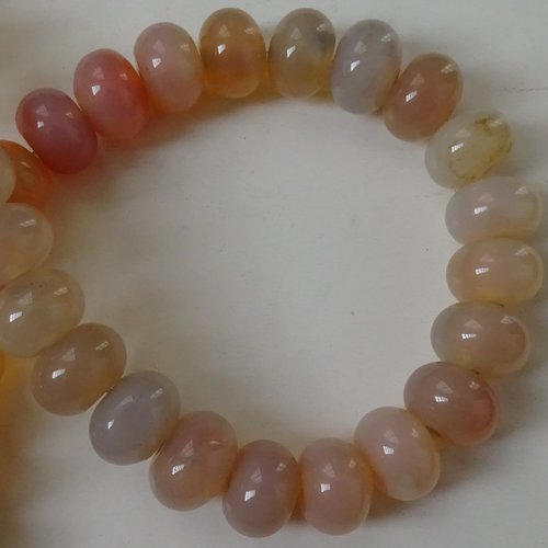 Lot de 4 perles agates, perl.4144