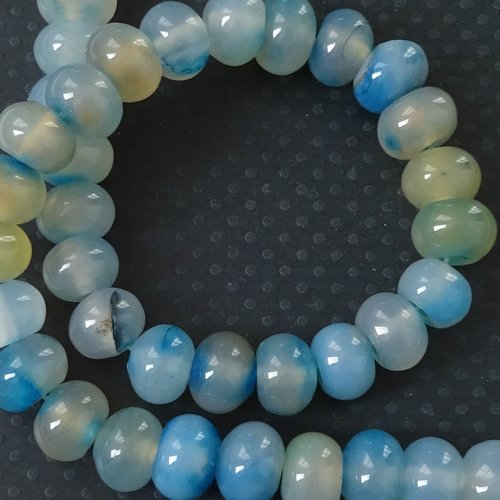 Lot de 4 perles agates, perl.4145