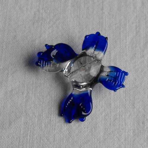 Perle papillon en verre filé perl.0518