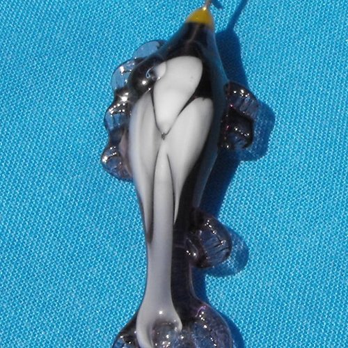 Poisson en verre de murano perl.0562