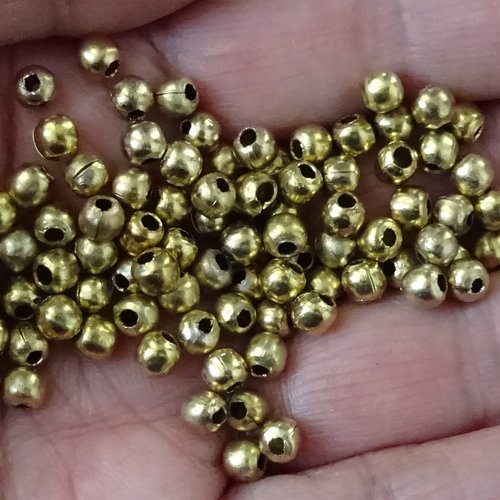 Lot de 20 perles intercalaires métal, perl.4486