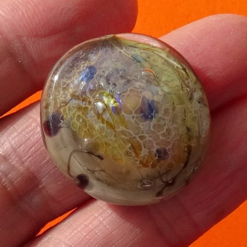 Cabochon en verre de murano perl.5845