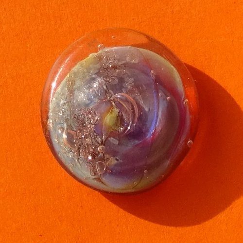 Cabochon en verre de murano perl.5848
