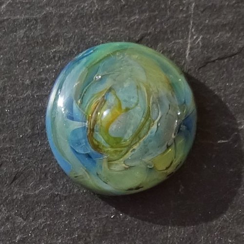 Cabochon en verre de murano perl.5849