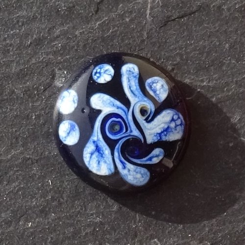 Cabochon en verre de murano perl.5850