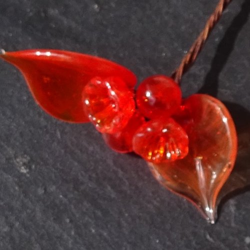 Headpins en verre filé, lampwork, verre de murano, perl.5931