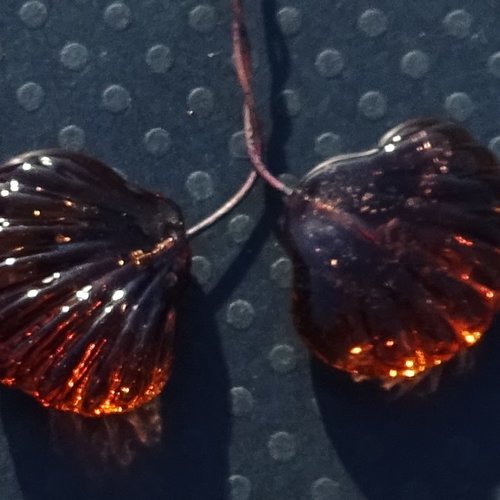 Headpins verre filé, lampwork, verre de murano, perl.4471