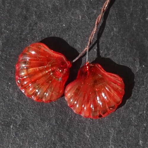 Headpins verre filé, lampwork, verre de murano, perl.5979