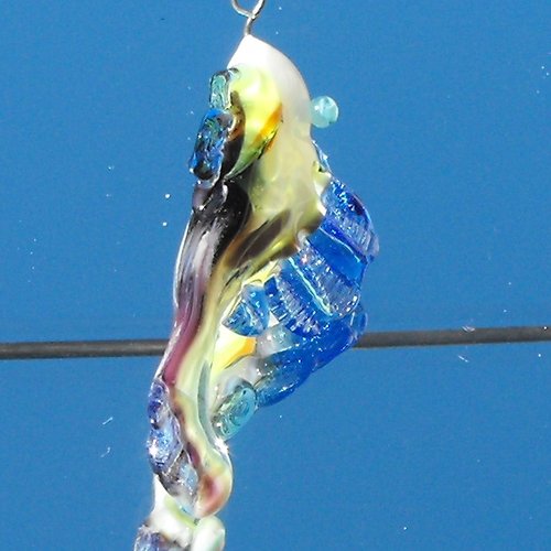 Poisson en verre de murano perl.0687