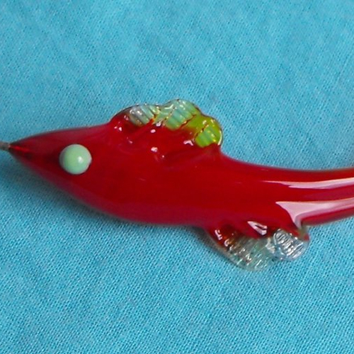 Poisson en verre de murano perl.0359