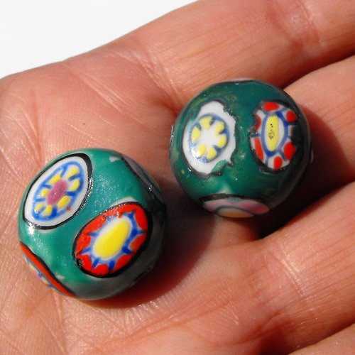 Set de perles en verre perl.2244