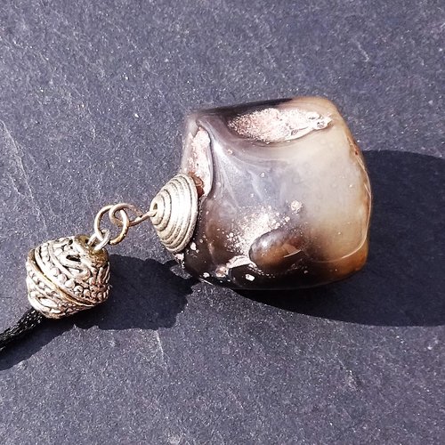 Pendule, belle perle améthyste, perl.3233