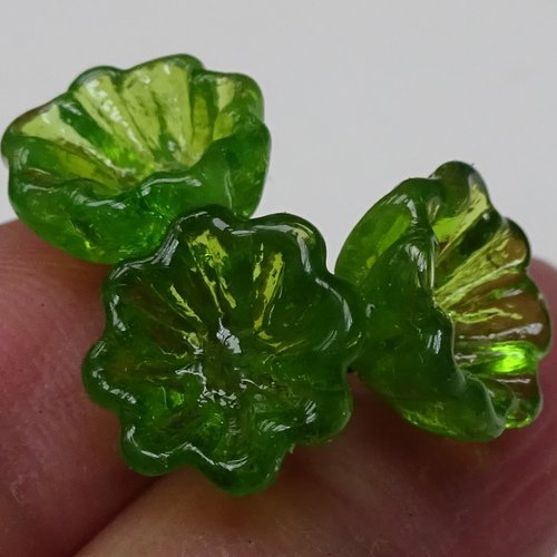 Headpins en verre filé, lampwork, verre de murano, perl.3533