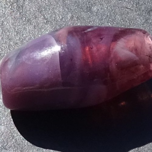 Jolie perle biconique, verre de murano, lampwork, verre filé,  perl.3931