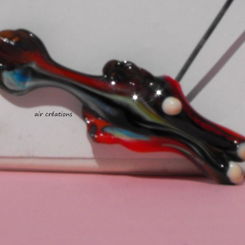 Poisson en verre de murano perl.0165