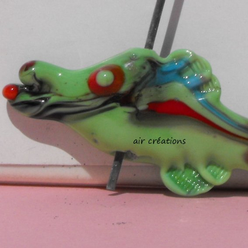 Poisson en verre de murano perl.0163