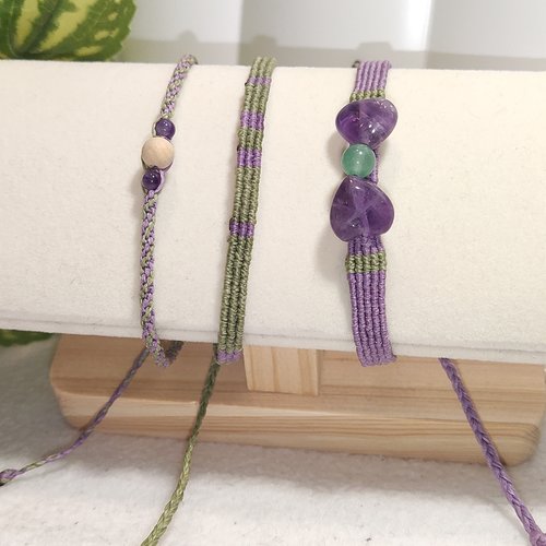 Bracelets ajustables pour soi ou à partager entres amis